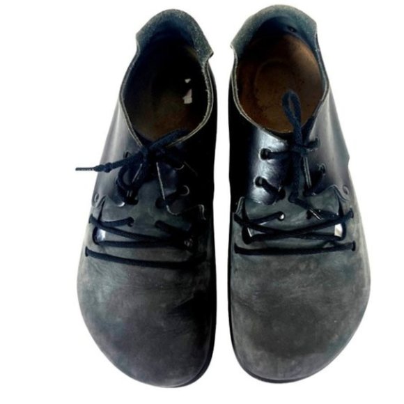 Birkenstock Montana Black & Gray Suede Natural Leather Shoes 11 - N1357 - Picture 5 of 5